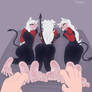 cerberus tickling
