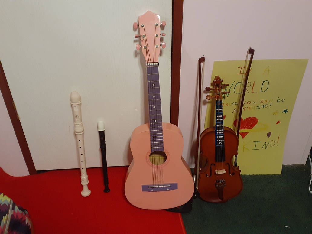 My Instrument Collection by RosePrincessArts on DeviantArt