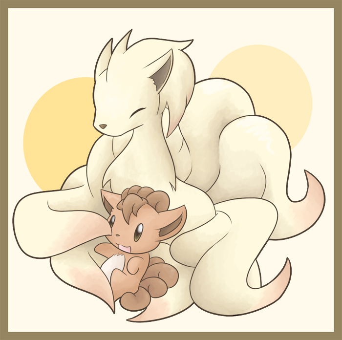 Chibi Ninetales + Vulpix