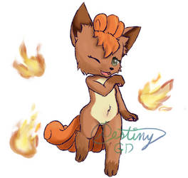 Vulpix doodle 1
