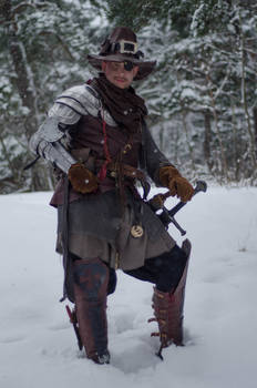 Witch hunter larp costume