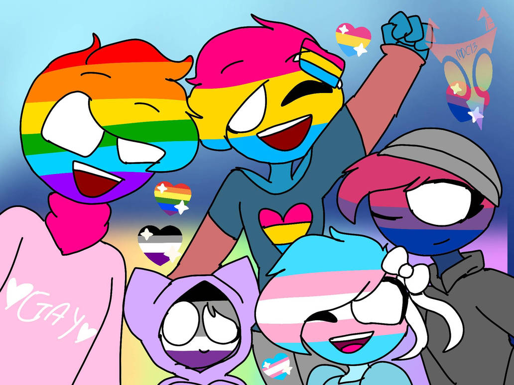 Pride Humans Drawing pride humans {Pride month 2020} by RamiiGoji on DeviantArt