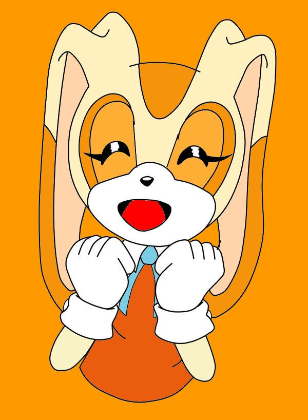 Cream The Rabbit Colored by Amy-RoseThe-Hedgehog on DeviantArt