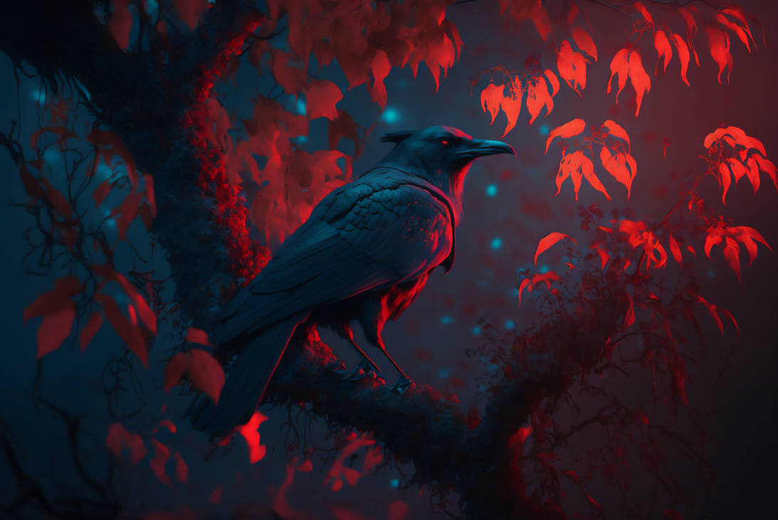 Raven Bird Wallpaper Background