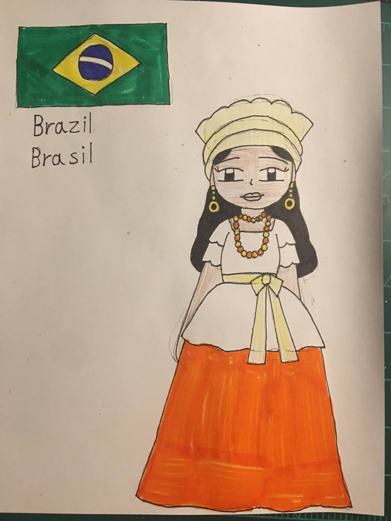 Human version of Brazil by Otakuo15 on DeviantArt