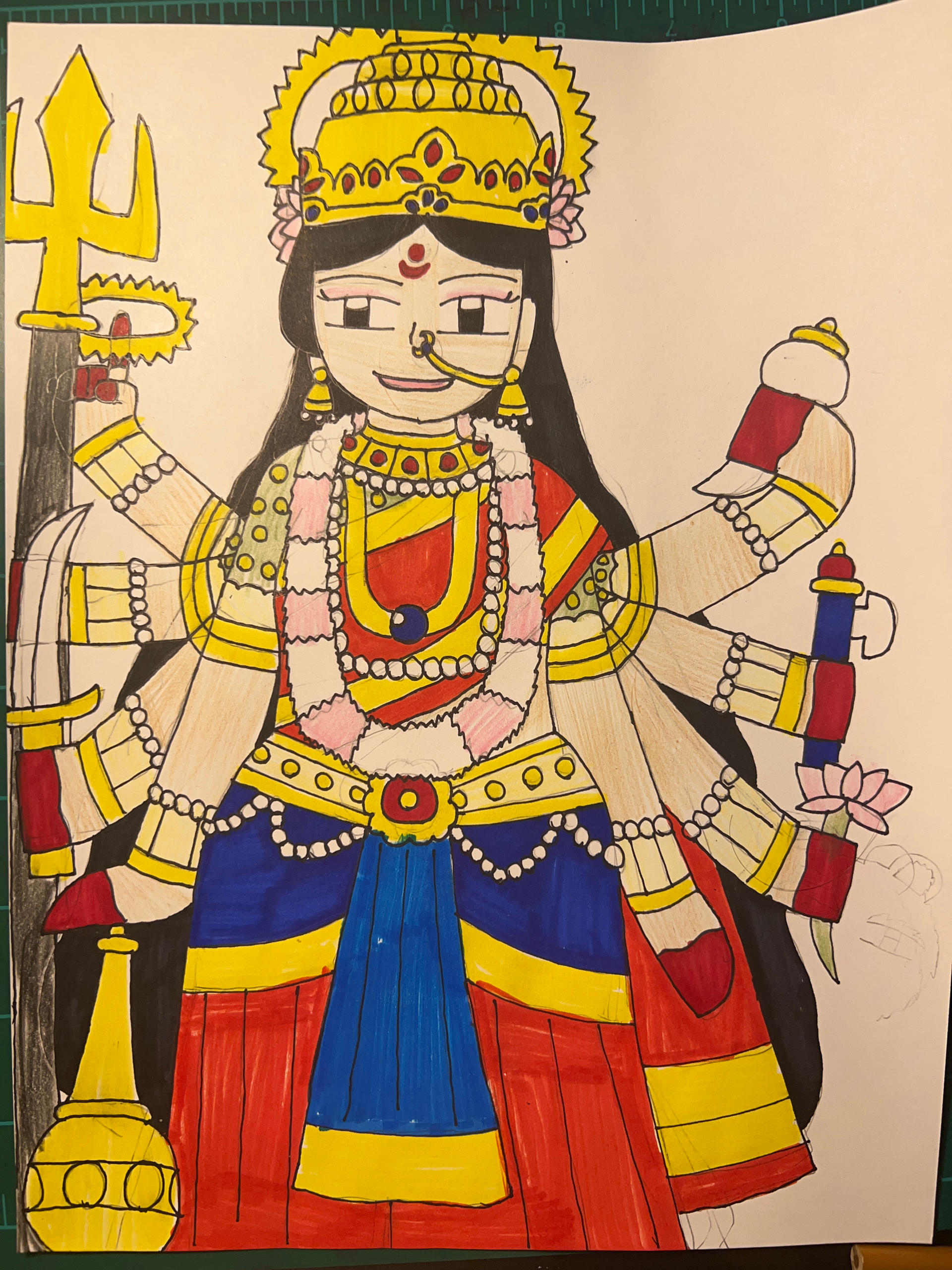 Durga the Warrior Goddess by Otakuo15 on DeviantArt