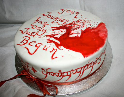 Dragon Age Lord Of the Rings Cake