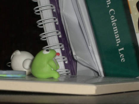 Frog despises studying