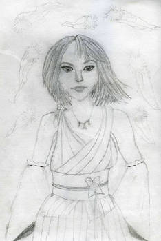 My first Yuna sketch--by MRGBV