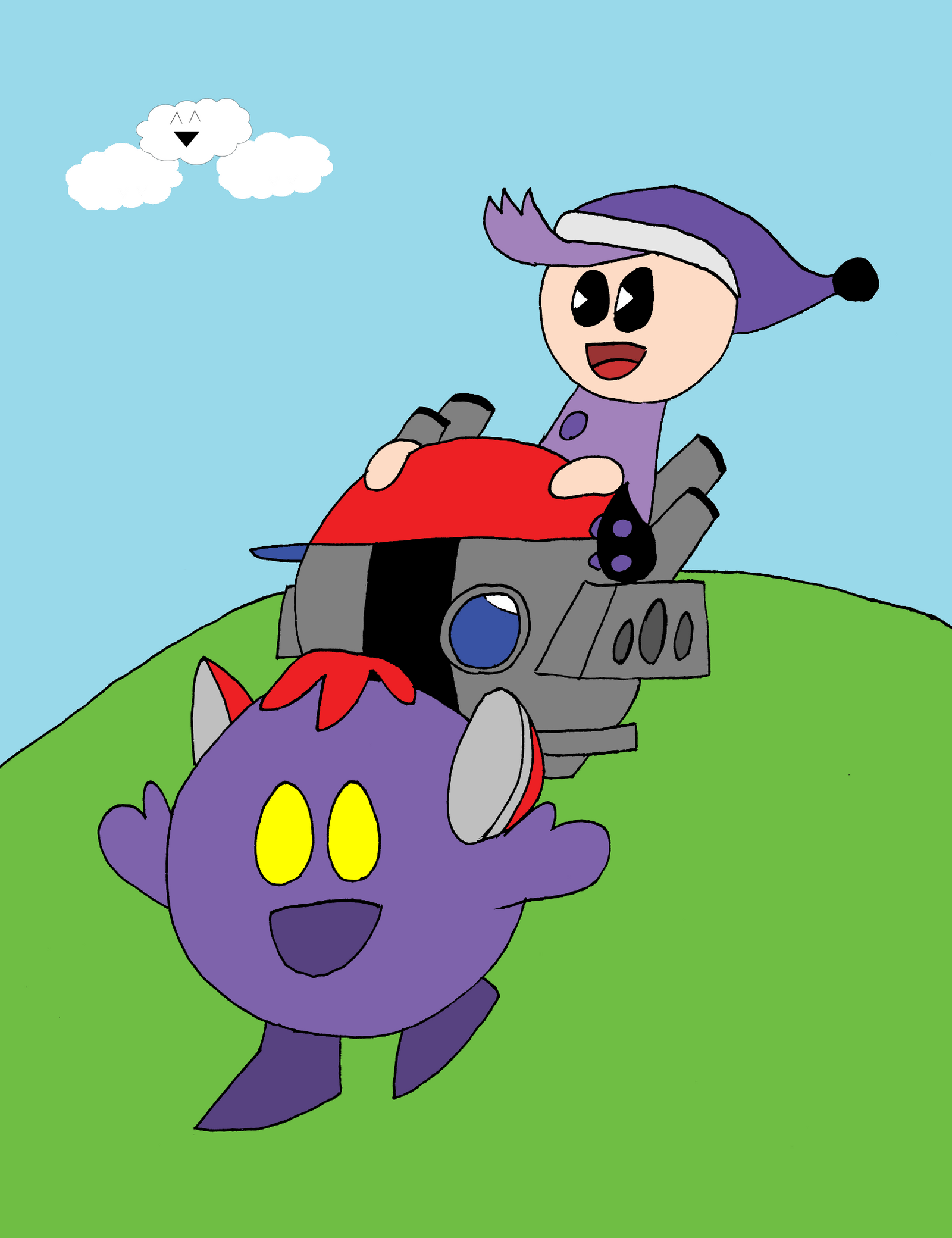 Piggy-Stack Ride by RosalinasSoulmate on DeviantArt