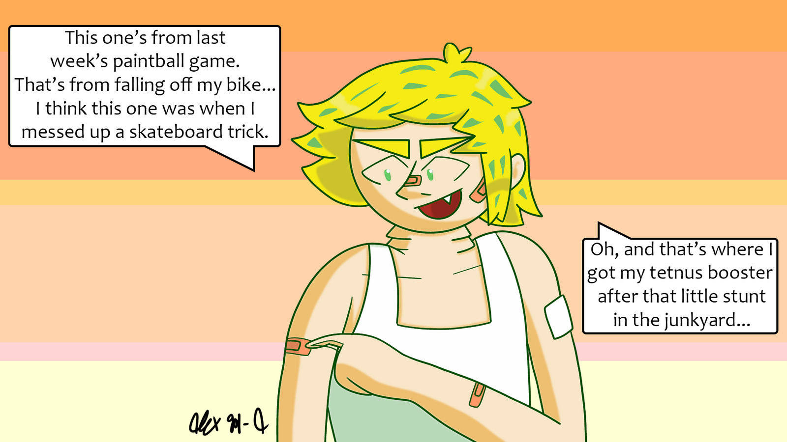 Bandaged Boy by RosalinasSoulmate on DeviantArt