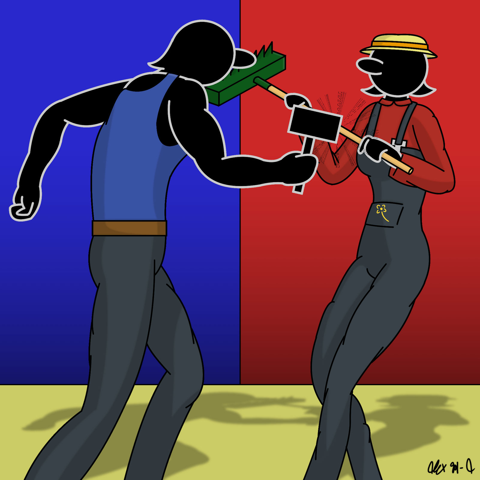 Rake Blockade by RosalinasSoulmate on DeviantArt