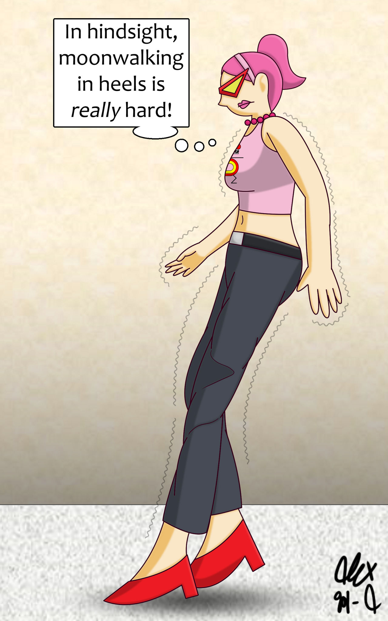 Wobbly Moonwalk by RosalinasSoulmate on DeviantArt