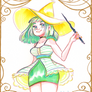 Green And Yellow Witch - Petit