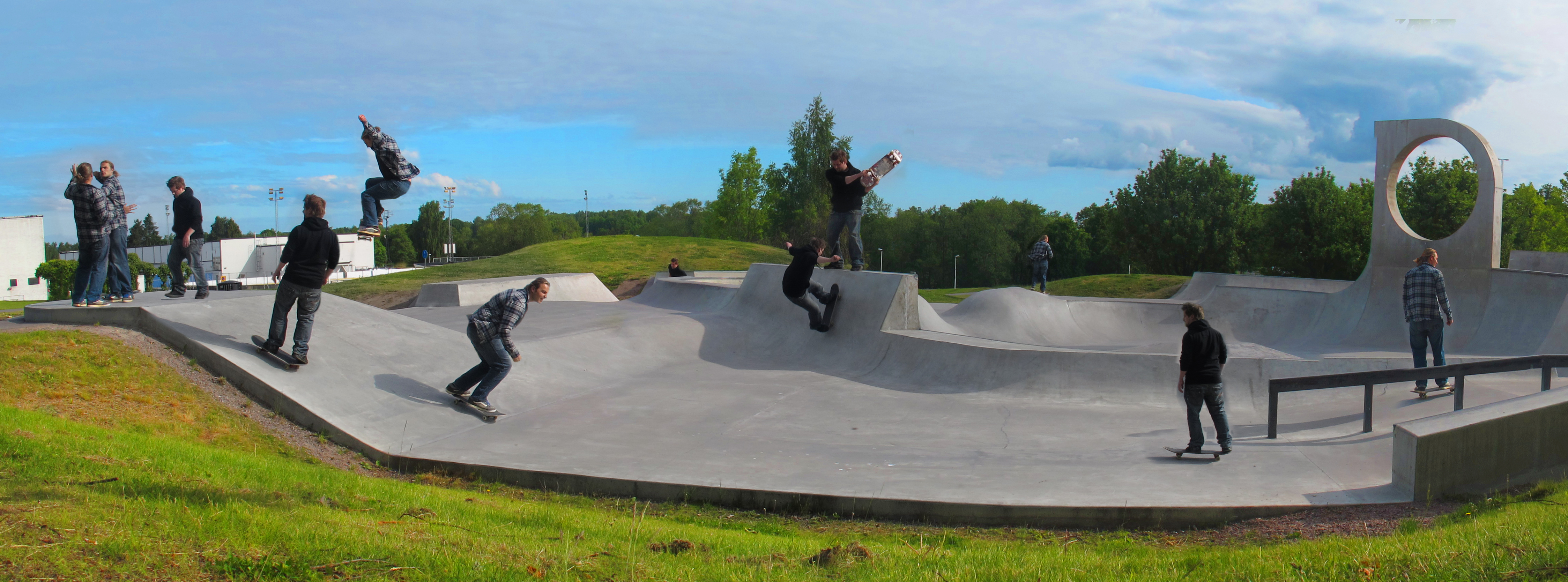 Skateboard with yourself