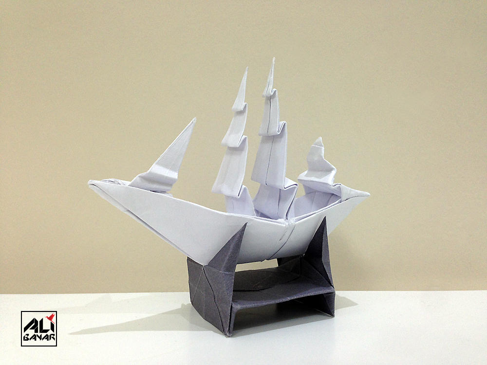 Origami Rocking Ship Origami Ship by superhoca on DeviantArt