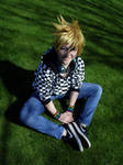 Casual!Roxas- Blue Eyed Smile by DreamsOverRealityCos