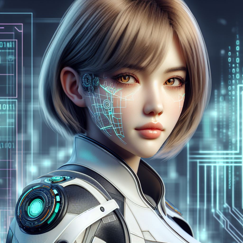 Netrunner girl II by PIXL141 on DeviantArt