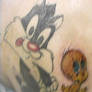 baby sylvester and tweety tatt