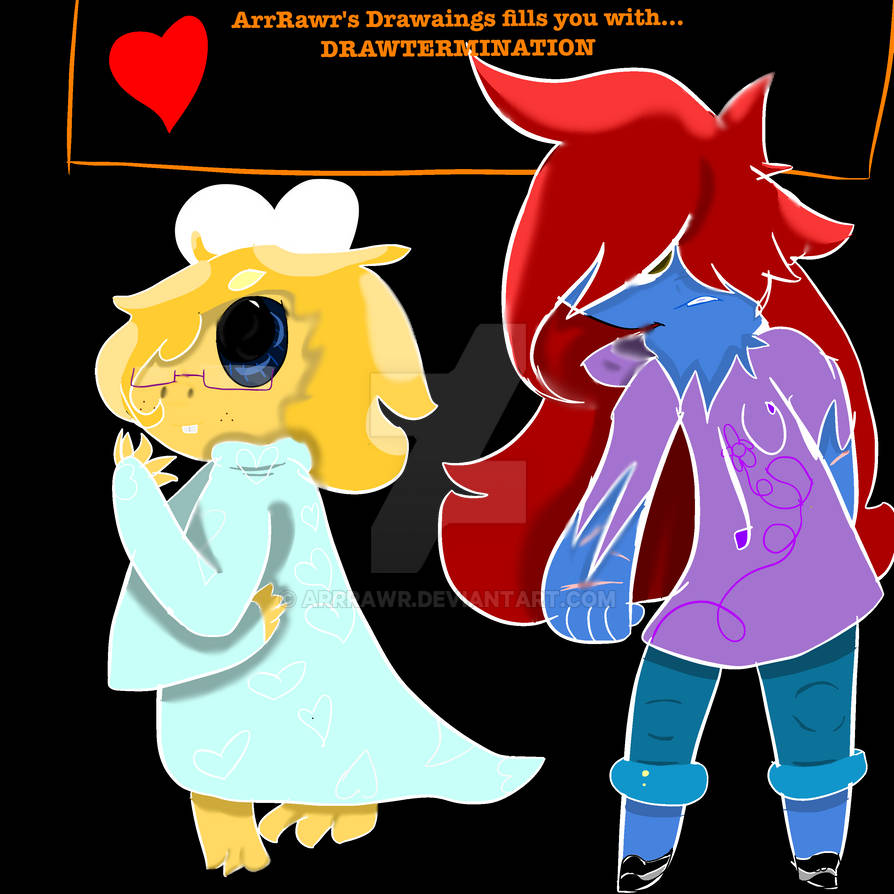 Younger Alphy's and Undyne! by ArrRawr on DeviantArt