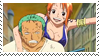 Stamp Zoro and Nami 01