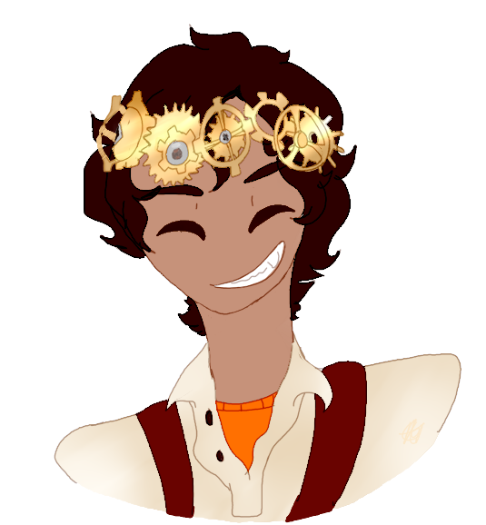 Gear(flower) crowned leo valdez