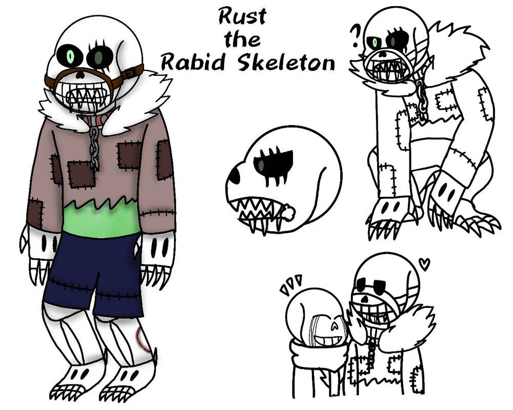 Rust the Rabid Skeleton Concept Art by Chibipie-Kagane on DeviantArt