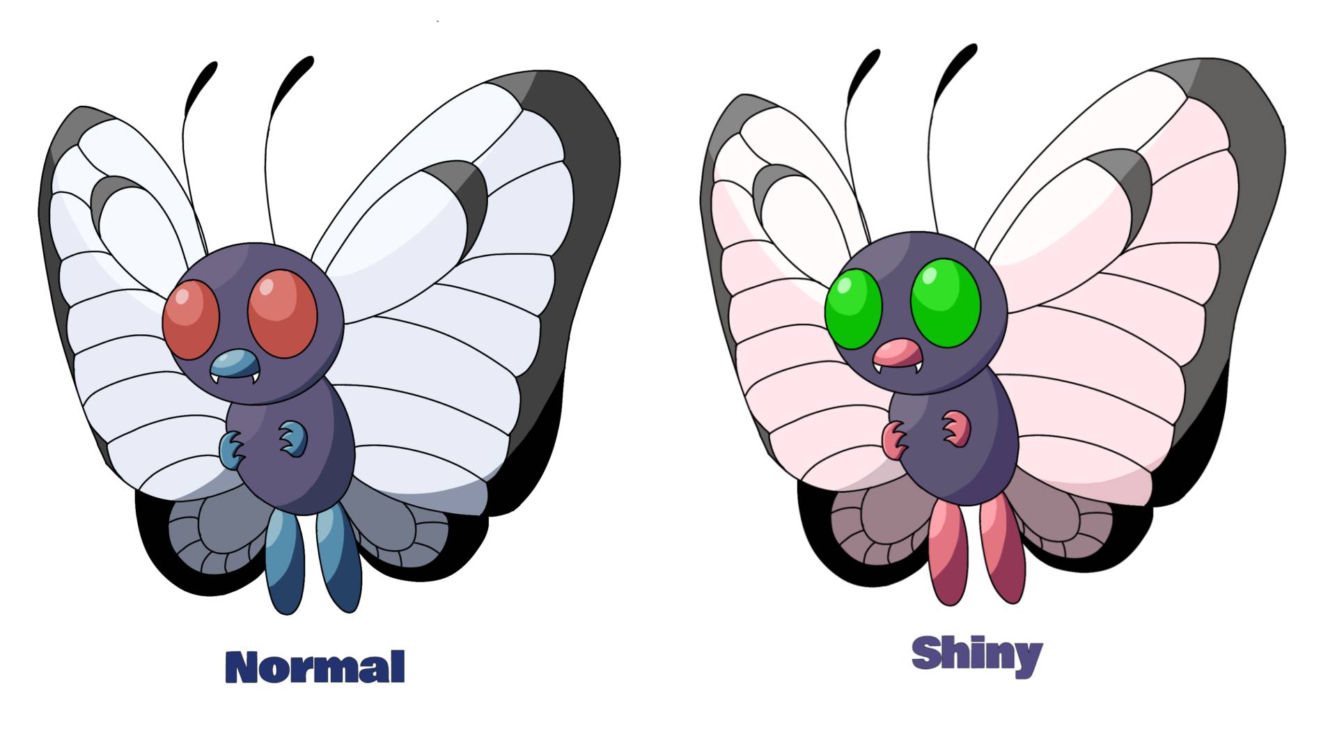 Butterfree What Color Is Shiny Butterfree at Sylvia Massey blog