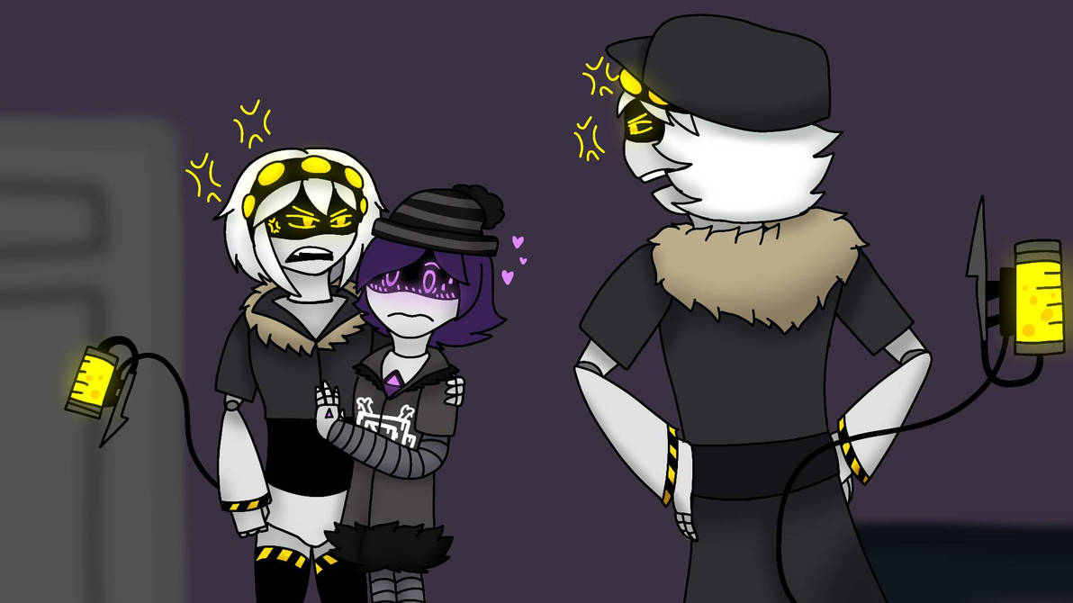 N and V arguing and fighting over Uzi by Chibipie-Kagane on DeviantArt