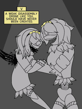 Serial Designation U Fanart - C-K gets killed by V