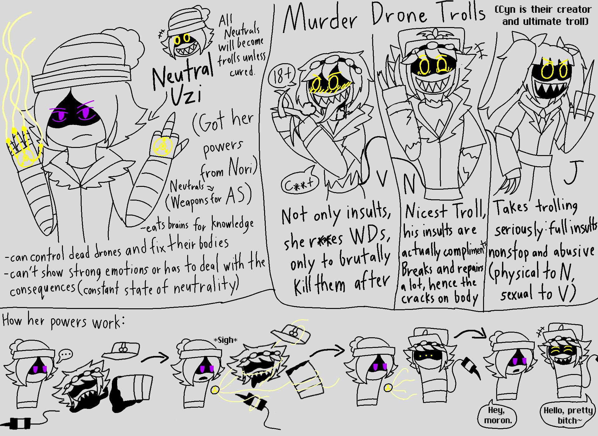 Tails gets Trolled (Murder Drones Version)