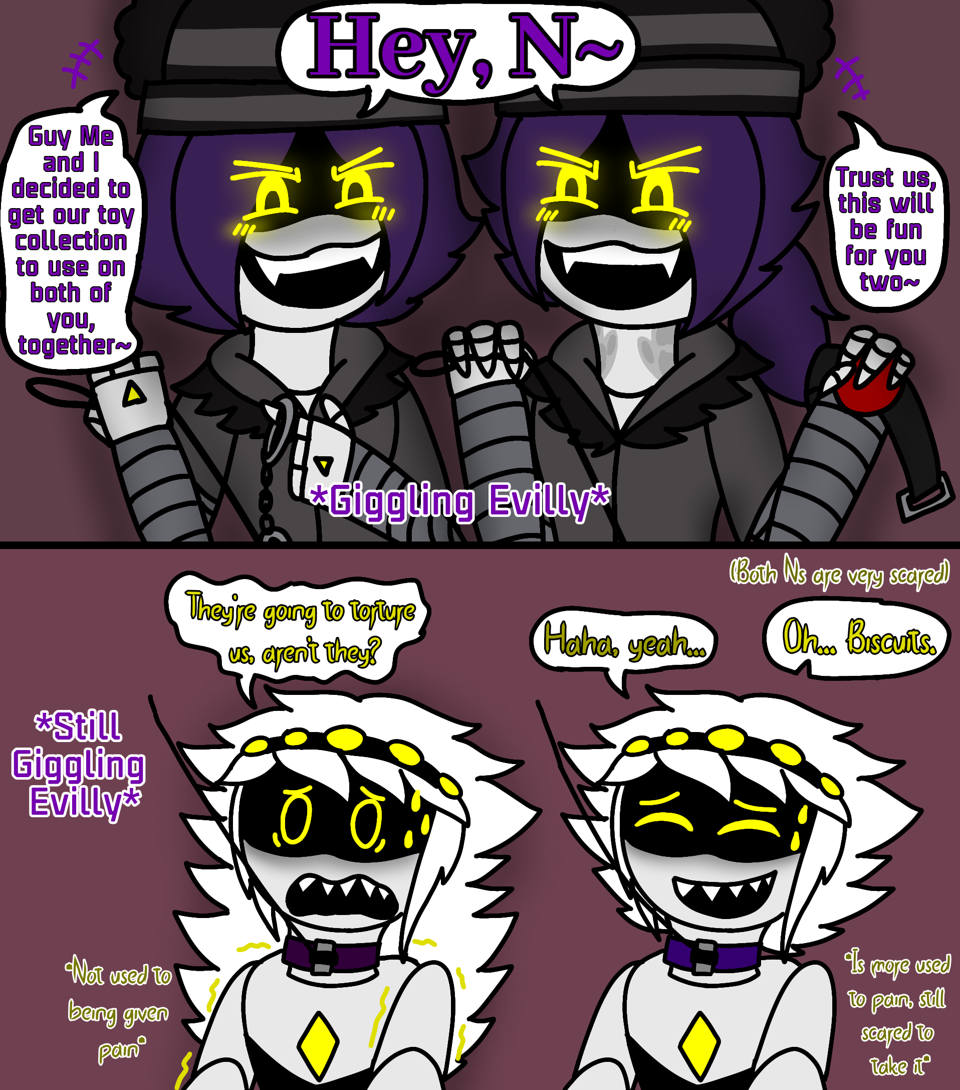 Both Uzis Team Up to Torture their Ns (Suggestive)