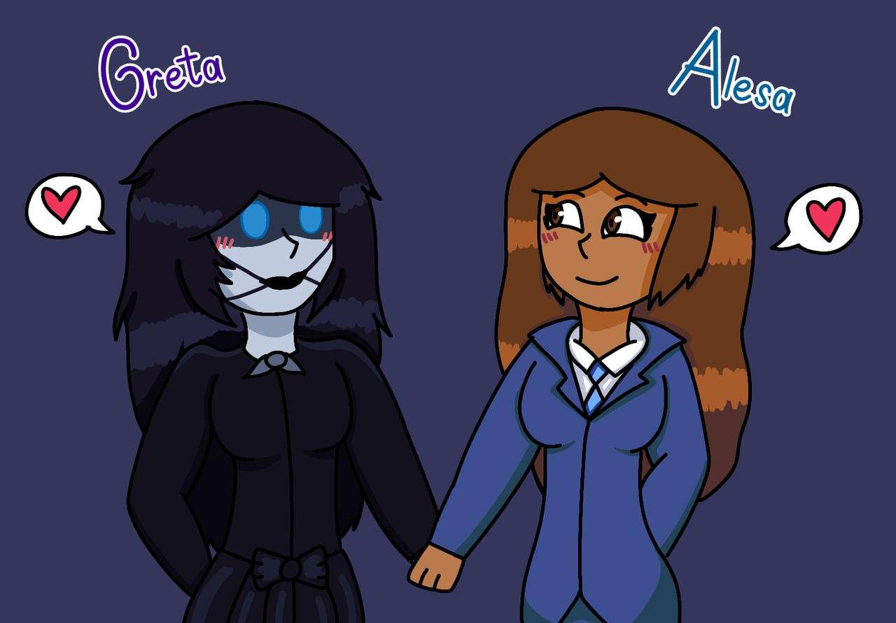 Alesa x Greta (A House for Alesa Fanart)
