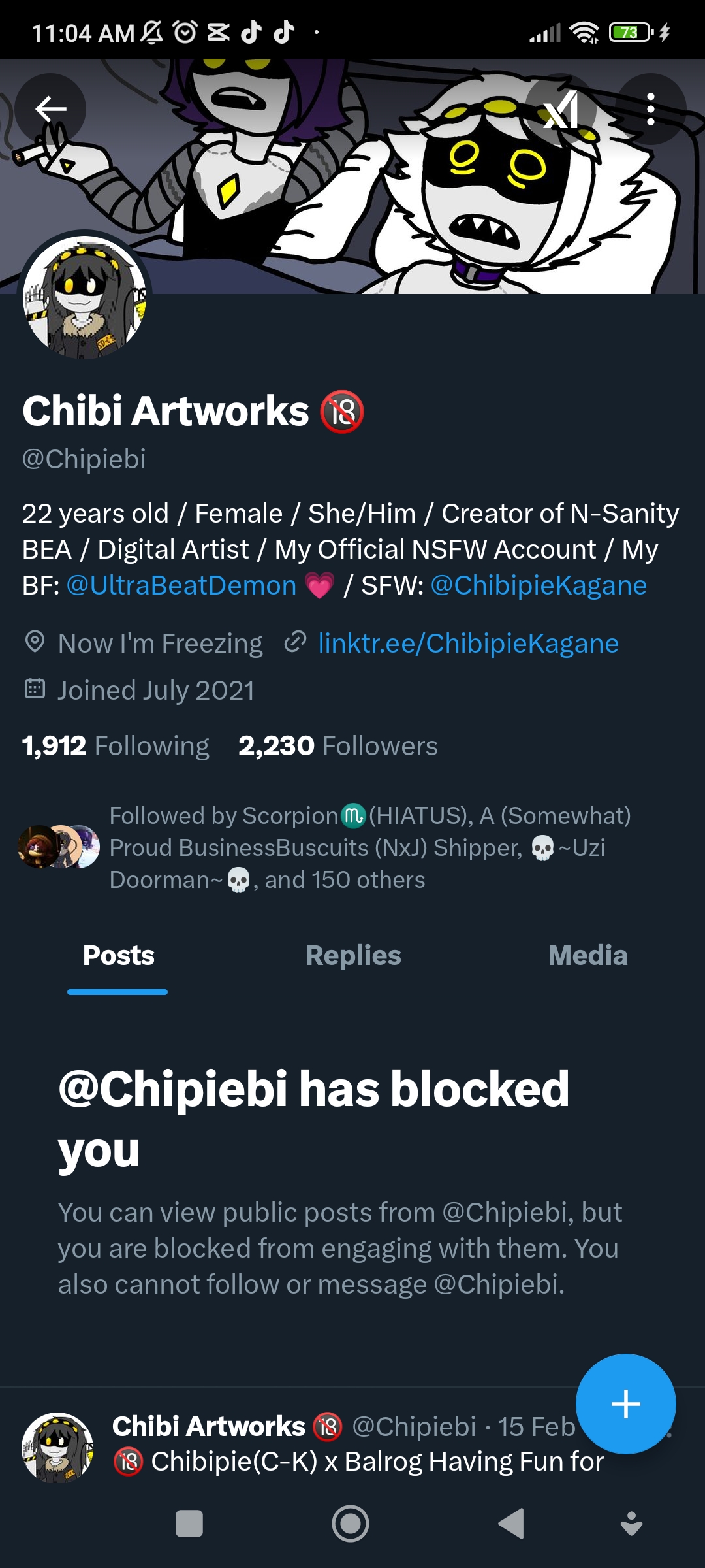 Whoever's still following this account on Twitter-