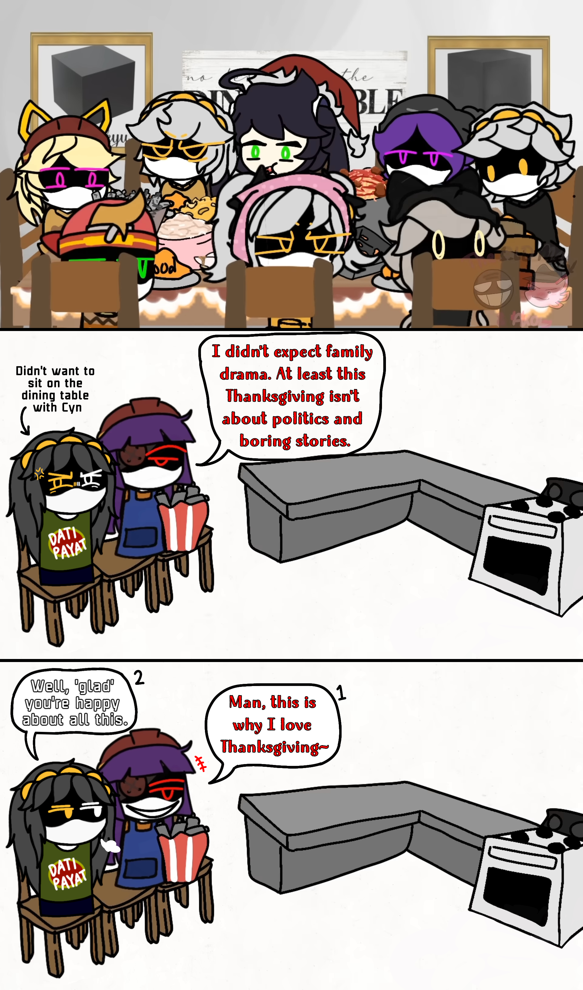 C-K Angry at Cyn for Thanksgiving