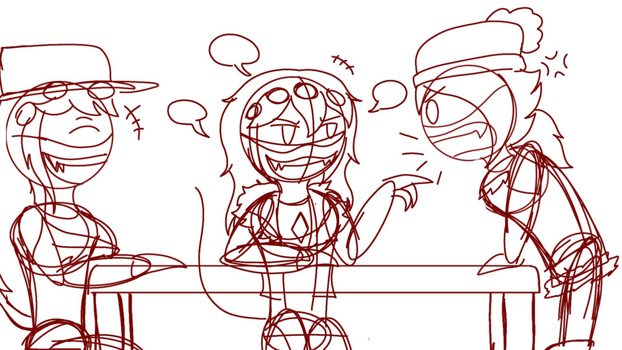 Genderbend MD Trio Talking Together (WIP)