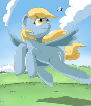 derpy flying