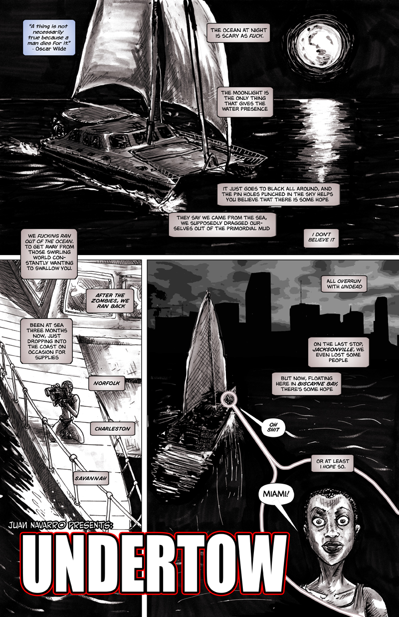 UNDERTOW page 1 - ZOMBIE YEARS no.6