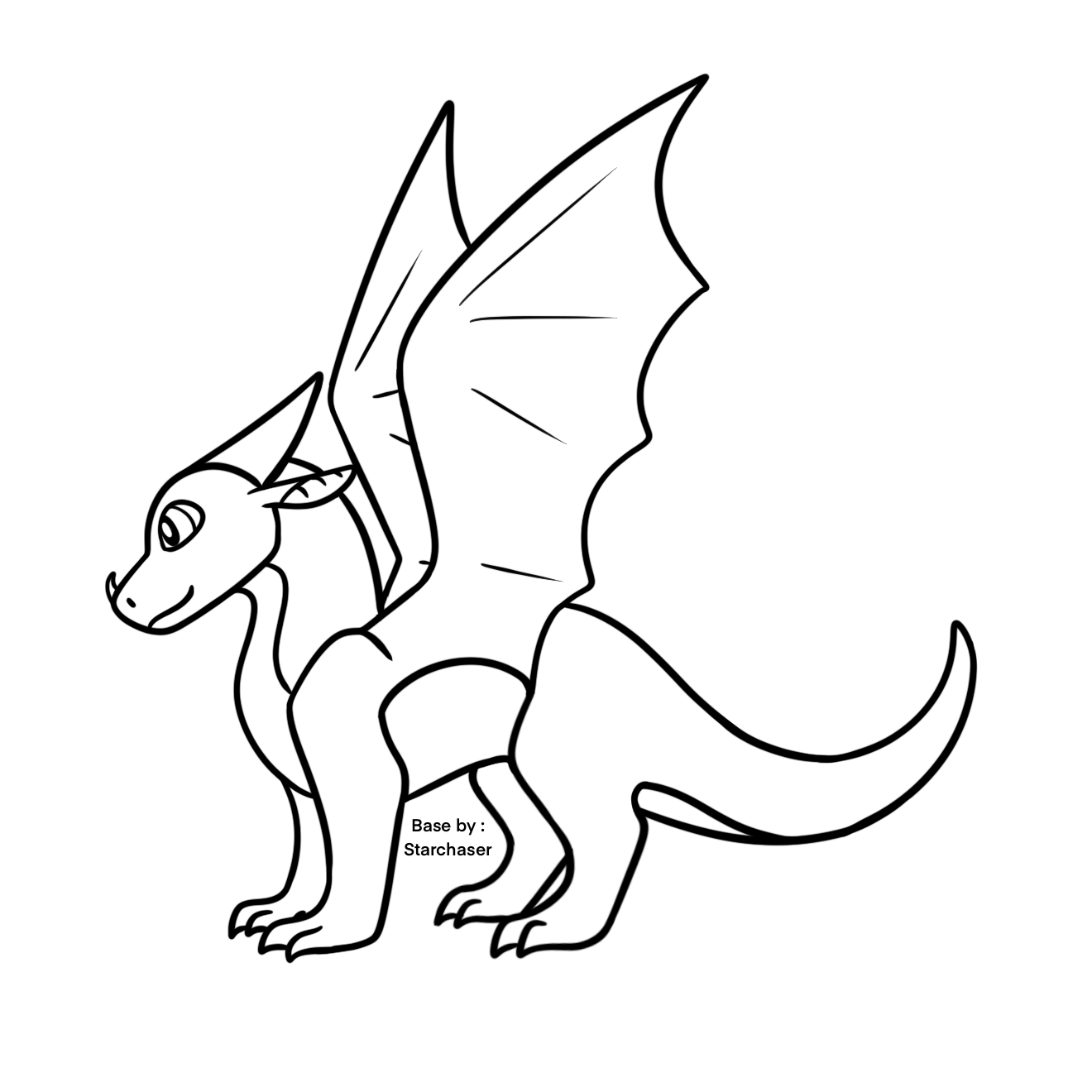 Dragon Animation Base Free Dragon Base :) by Starchaserwof on DeviantArt