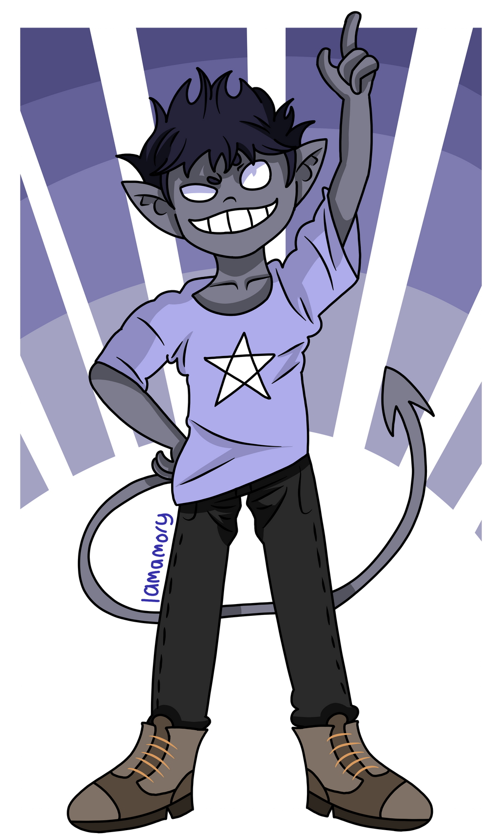 :ADOPT: Lil Demon Kid (closed)