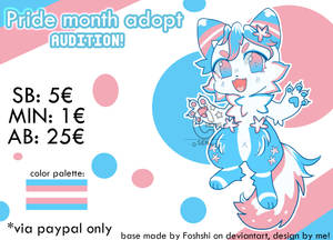 Pride Month Adopt - Transgender AUCTION!