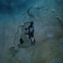 Cracked Blue Wall