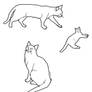 Cat Lineart Set 3