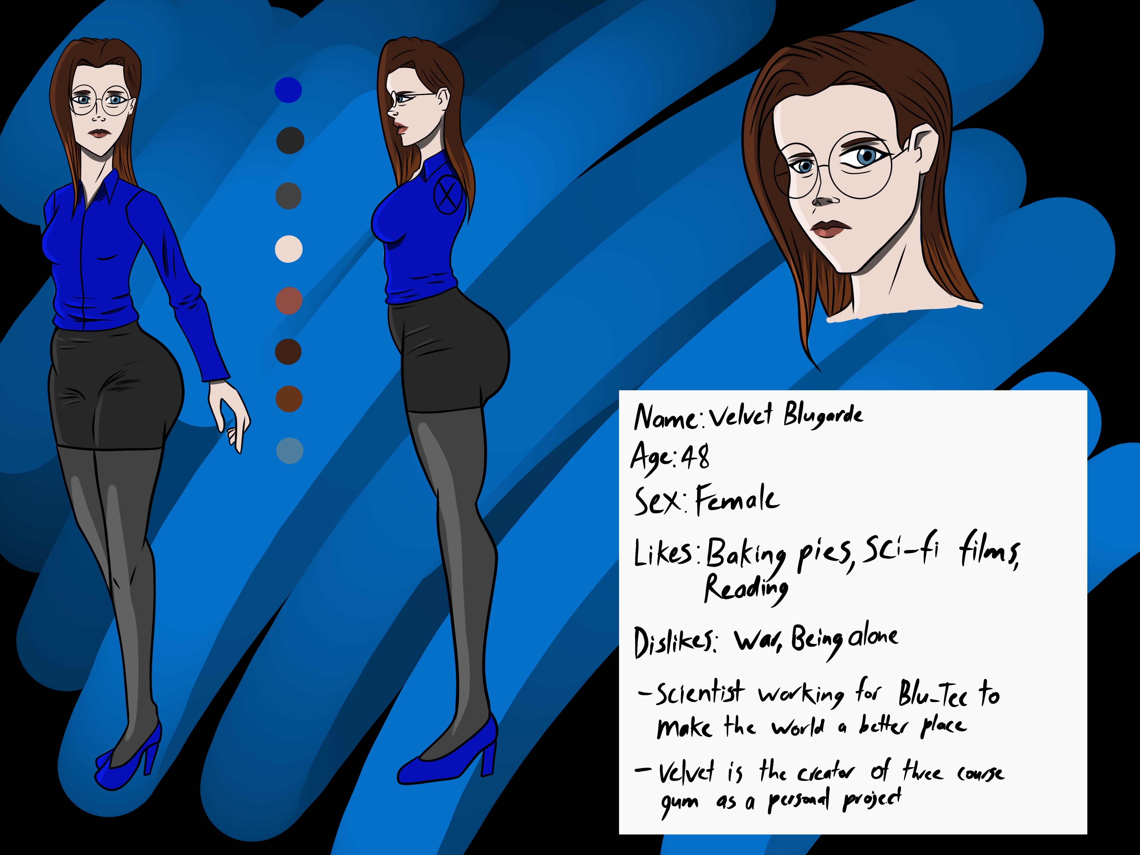 Velvet File Characters Velvet Blugarde Character sheet by CultureLatino on DeviantArt