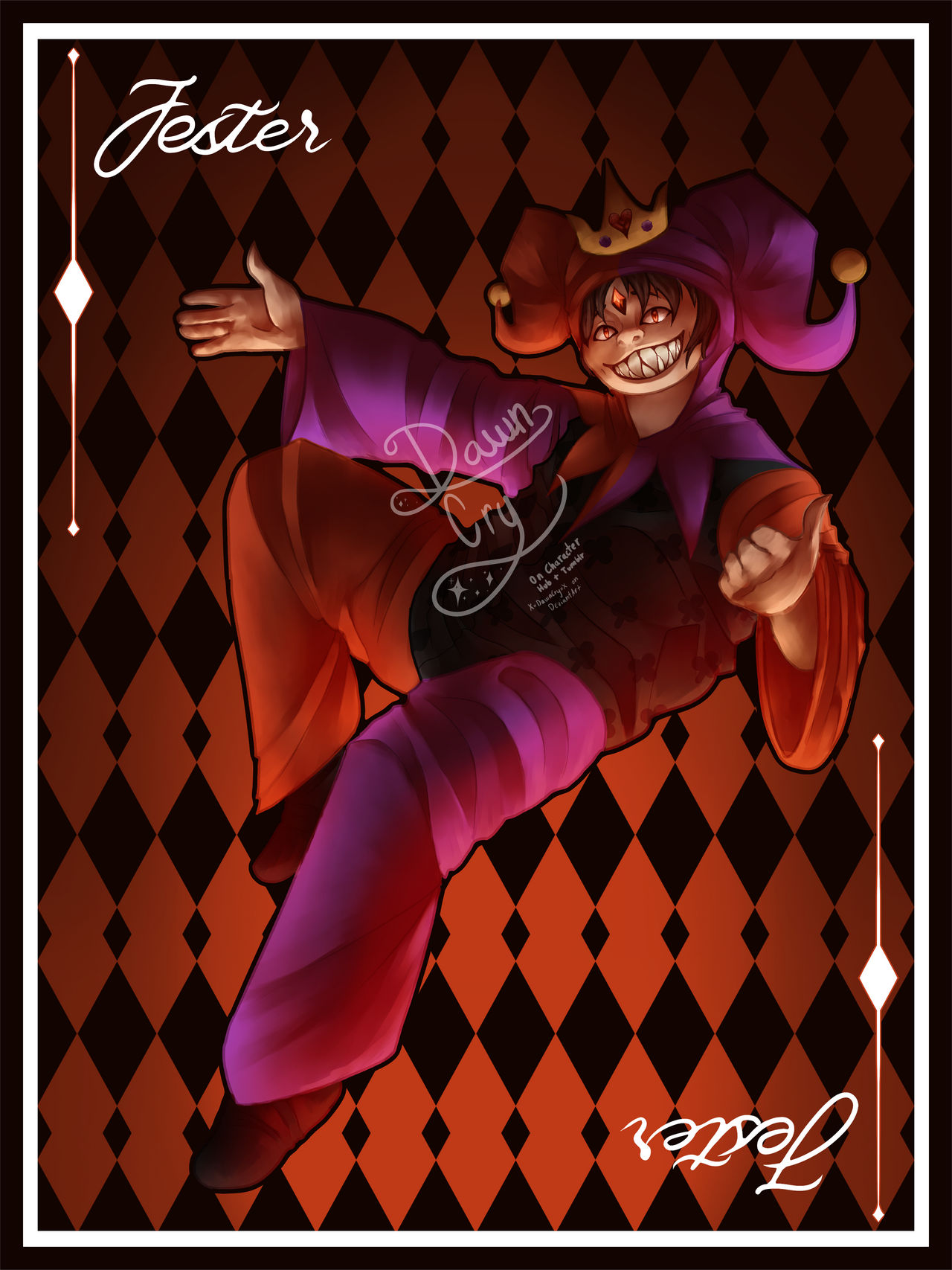 Animation Jester Deviantart Jester Deviantart Jester Jester With Purple And Black Hat CleanPNG