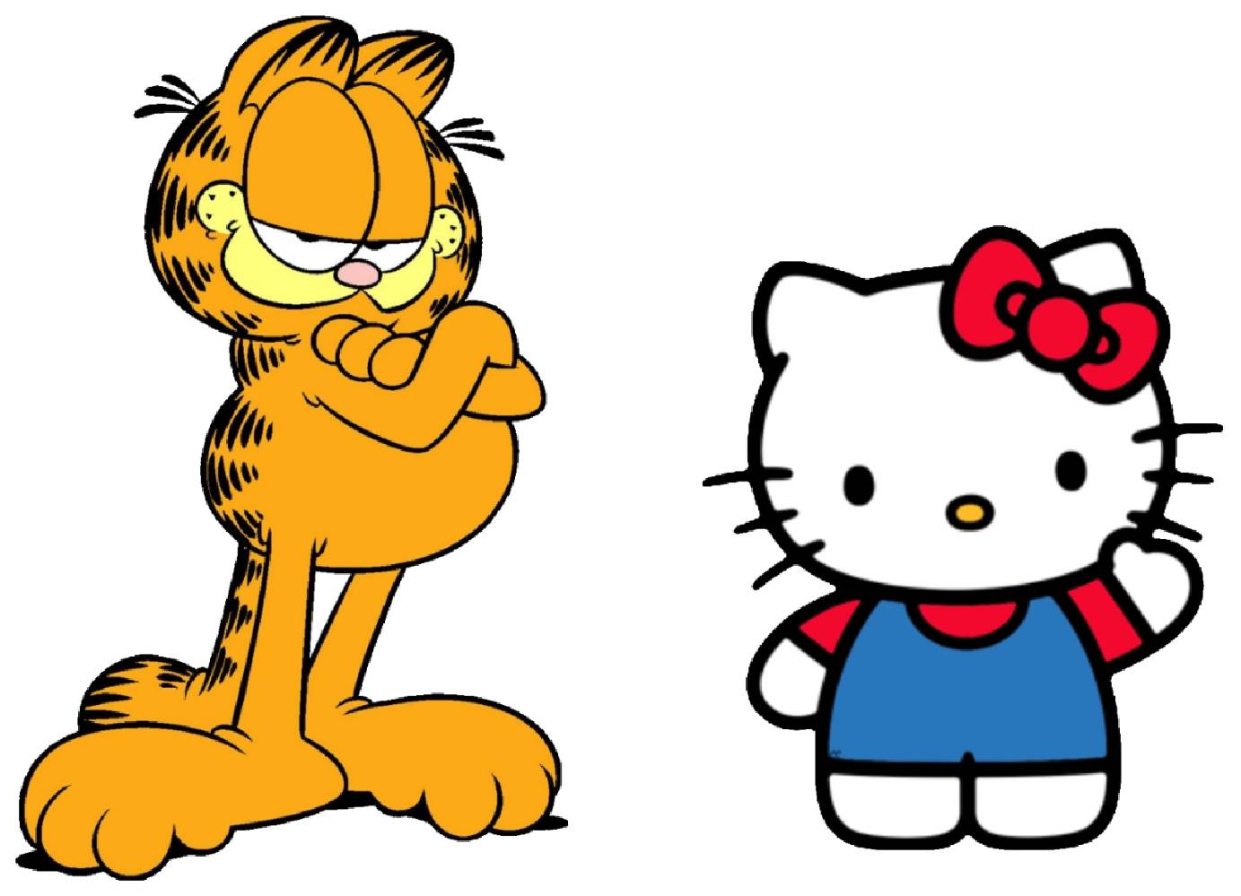 Garfield meets Hello Kitty by Brony1997 on DeviantArt