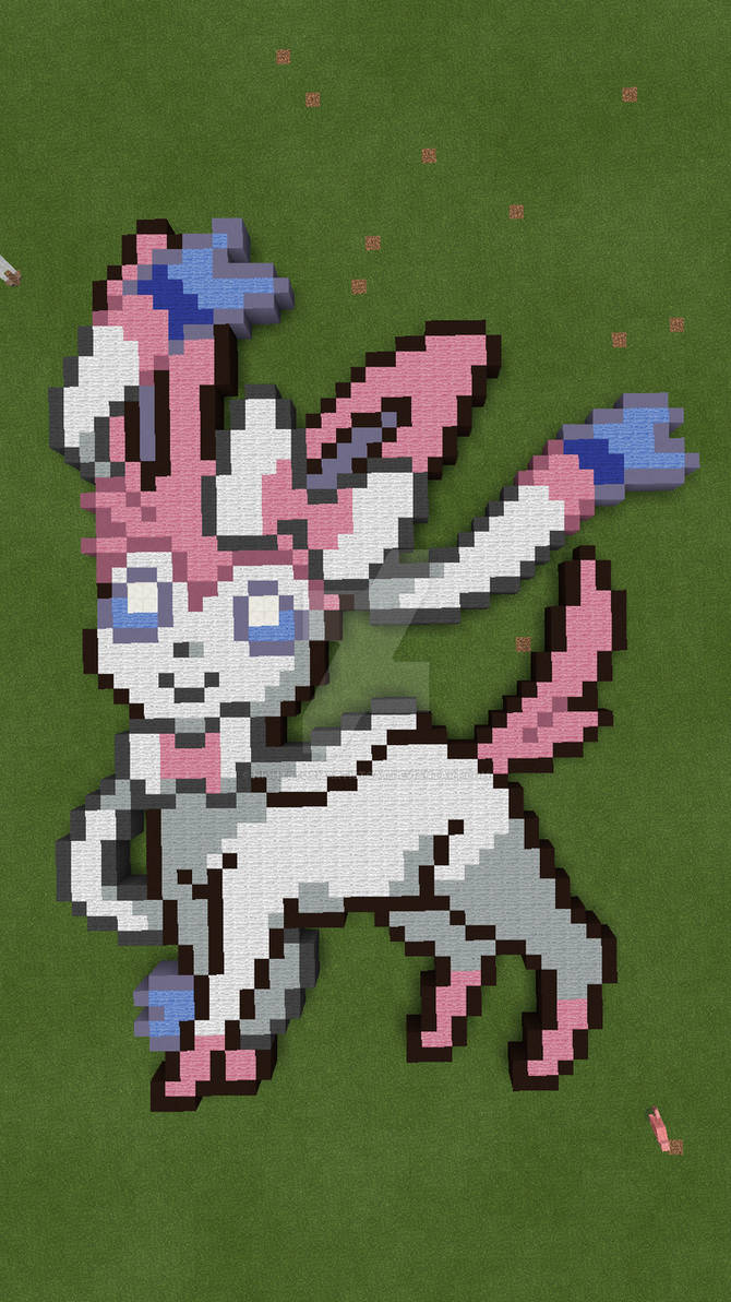 Sylveon - Pixel art by NightstormArtistCat on DeviantArt