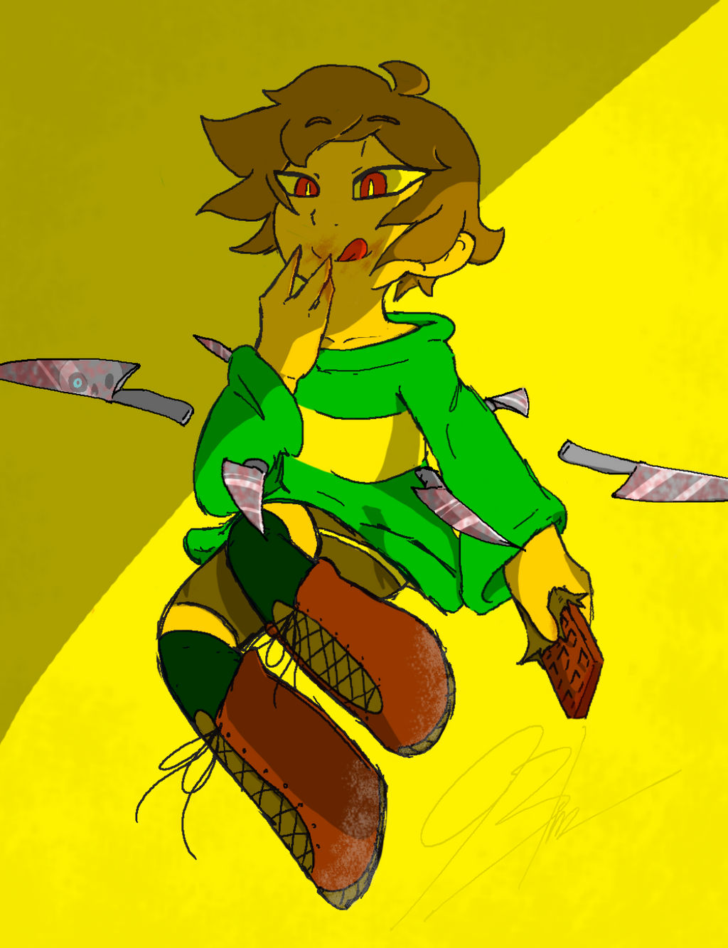 Chara S Fight By Bholden32 On Deviantart Chara S Fight By Bholden32 On Deviantart
