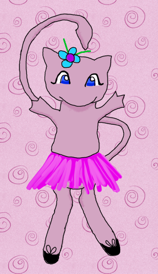 Mew in tutu