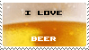 I Love Beer Stamp